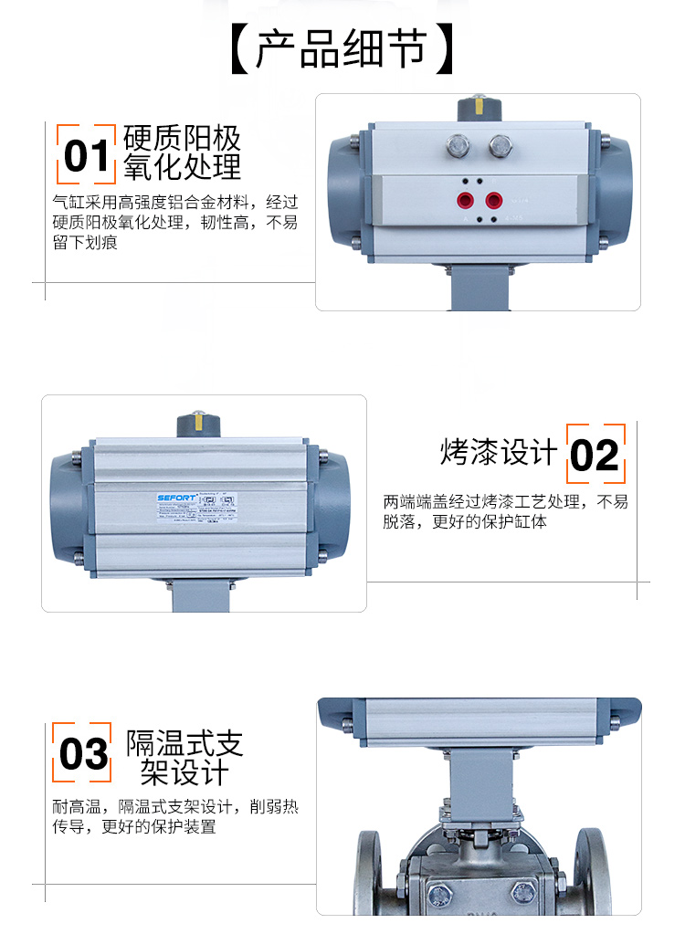 【SEFORT】氣動三通高溫法蘭球閥 【SEFORT】氣動三通高溫法蘭球閥