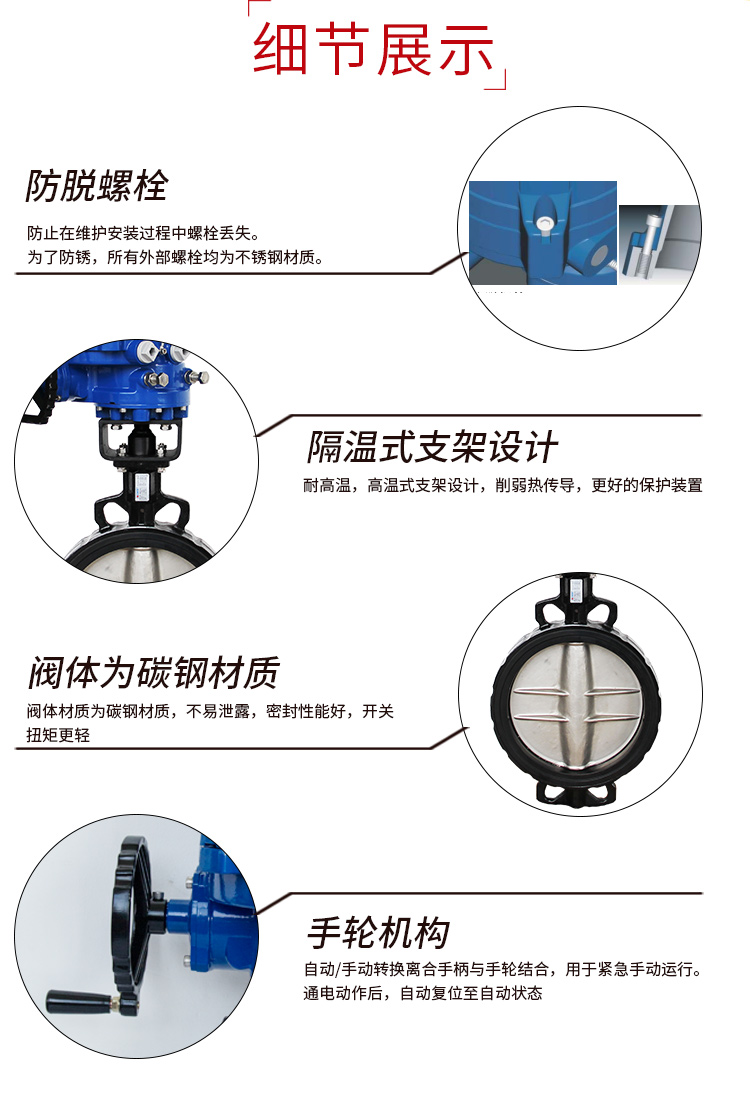 【i-Tork】電動對夾蝶閥帶手輪 【i-Tork】電動對夾蝶閥帶手輪